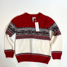 Janie and Jack 6 Red White Blue Pullover Sweater -NEW