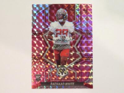 2022 Panini Mosaic Football Rachaad White Pink Camo Mosaic Prizm