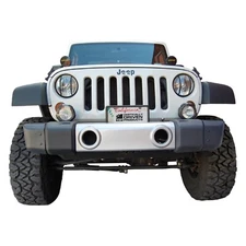 VDP 31550 Black Matte Polyethylene Stubby Bumper End Caps for Jeep Wrangler JK