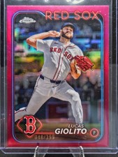 2024 Topps Chrome Update Lucas Giolito Magenta Refractor /399 #USC152 Red Sox