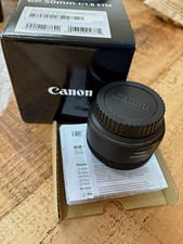 Canon EF 50 mm 1.8 STM Lens - Compact and Lightweight Lens for Canon DSLR Camera