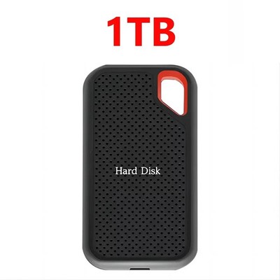 1TB Externe SSD High Speed USB 3.2 Tragbare Festplatte Aluminium Speicher Disk