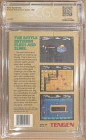Alien Syndrome (NES) CGC PEDIGREE 9.4 A++ 🔥 SEALED 1989 | Gold Tengen SoQ | USA