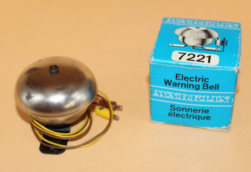 Timbre eléctrico Märklin 7221 en embalaje original H0 | Zustand: Neu