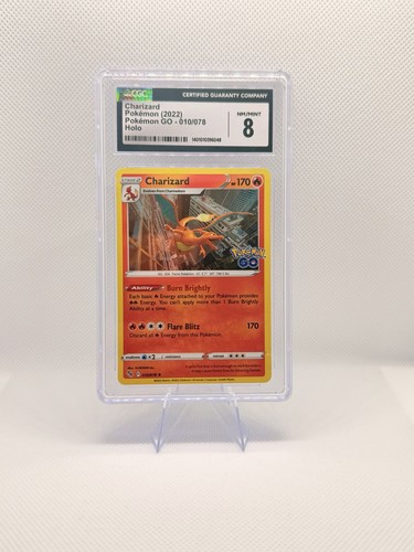 Charizard graded CGC 8 for sale on eBay