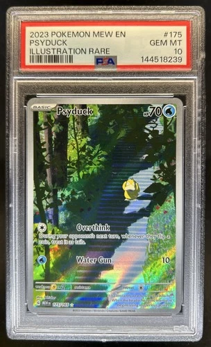 2023 Pokemon SV 151 Psyduck Illustration Rare #175/165 PSA 10 GEM MINT