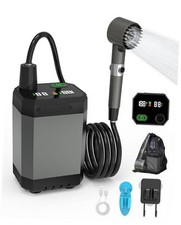 Portable Shower for Camping - 6000mAh Rechargeable Outdoor Camp Shower Pump