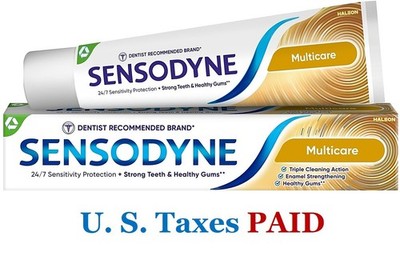 Sensodyne Multicare 75ml 2.5oz Toothpaste Sensitivity Relief Fresh Mint Daily