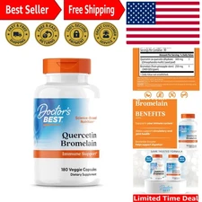 Quercetin Bromelain, Immunity Support Capsule, Heart, Joint & Healthy Respira...