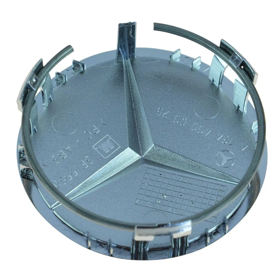 OEM Wheel Center Cap & Raised Star Chrome LH RH Front Rear for Mercedes Benz - Image 2 of 4