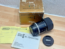 Nikon series e 36-72mm Ais  f3.5 zoom lens manual focus