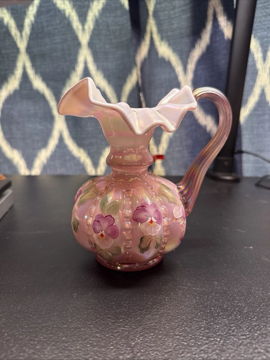 Fenton Hand Painted Pitcher for sale | eBay
