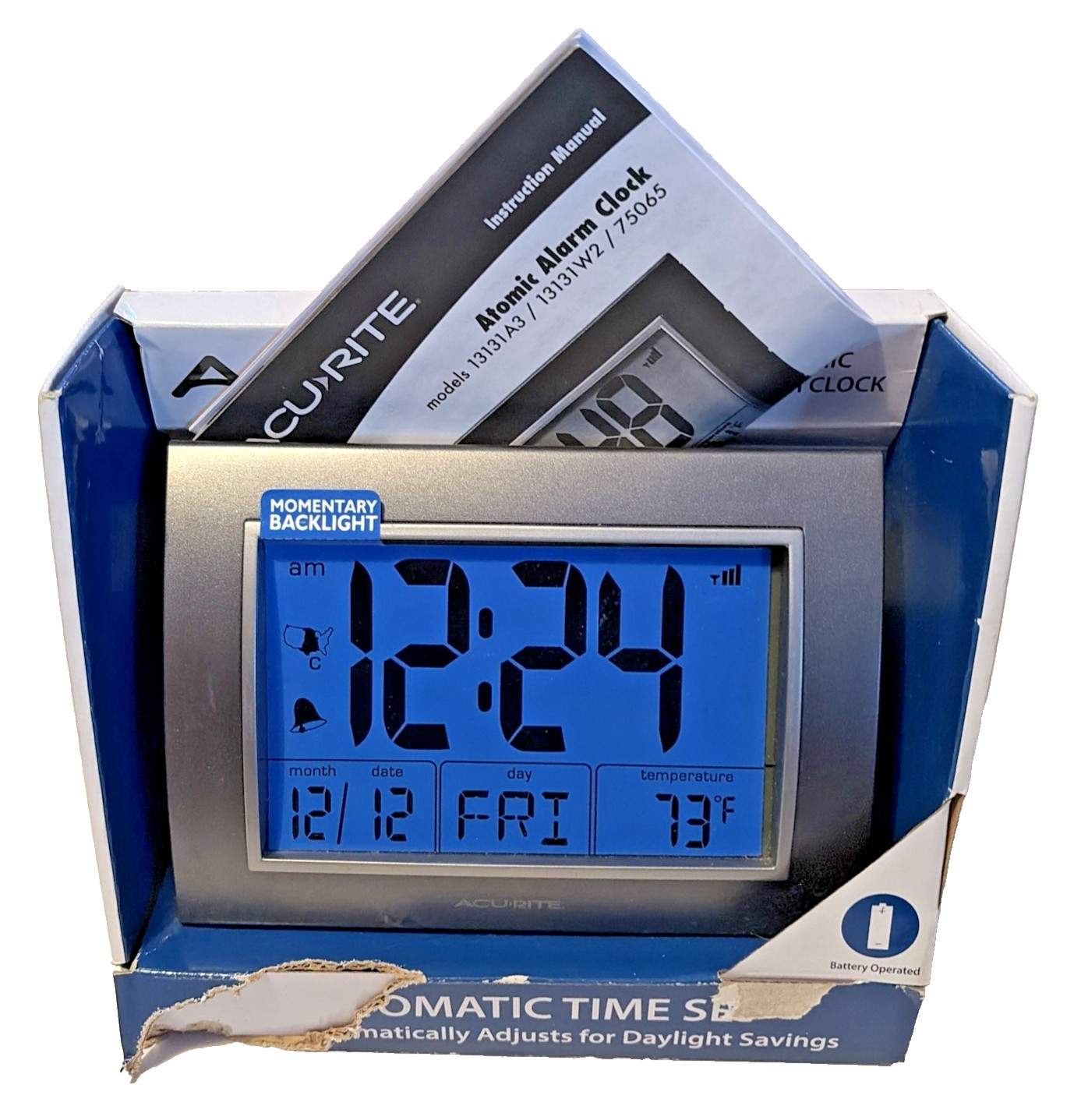 Time Date Day Of Week Temperature And Instruction See