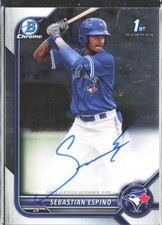 2022 Bowman Chrome #CPA-SE Sebastian Espino Prospect Autographs