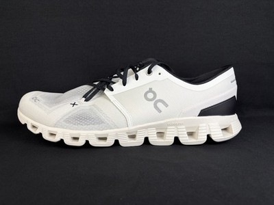 Men's On Cloud X 3, Ivory/Black Size 14 D Medium US New no Box