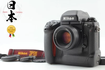 【NEUWERTIG+++ mit Trageriemen】 Nikon F5 analoge Spiegelreflexkamera 35 mm AF 50 mm f/1,8 D Objektiv aus JAPAN - Bild 1 von 4