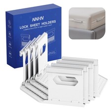 Lock Sheet Holders Keep Sheets Firm  Tight, Heavy Duty Bed Sheet Holder Stra...