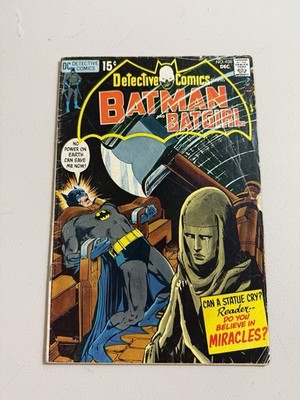Detective Comics #406 Batman - Batgirl Neal Adams Cover 1970 Nice Copy