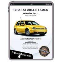Vw Golf 4 Typ 1J 1997-2003 4 Gang Automatikgetriebe 01M Reparaturleitfaden Ebook
