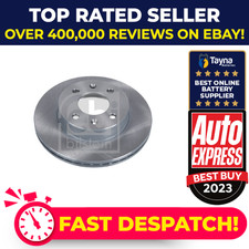2x Brake Discs Pair Vented fits HYUNDAI ACCENT LC 1.3 Front 00 to 05 G4EA 241mm