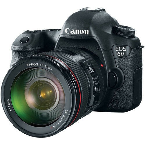 Canon EOS 6D 20.2 MP Digital SLR Camera - Black (with EF L IS USM