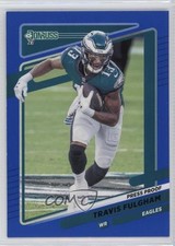 2021 Panini Donruss Press Proof Blue Travis Fulgham #110 0y59