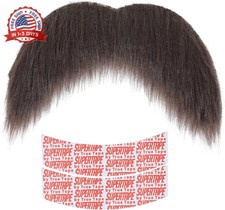 Self Adhesive Fake Mustache Party Realistic False Facial Hair Costume Accessorie