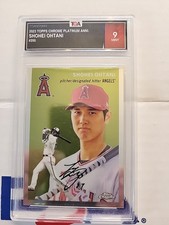 2023 TOPPS CHROME PLATINUM SHOHEI OHTANI #200 TGA 9 MINT