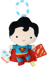 DC Comics Superman Multi Sensory Activity Toy with Teethers, Crinkle Textures, a