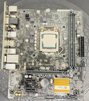 Asus H110M-A/M.2 Motherboard DDR4 H110 M.2 SATA3 USB 3.0  W/ Core i3-7100 CPU