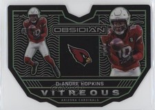 2021 Panini Obsidian Vitreous Electric Etch Green 11/15 DeAndre Hopkins s1i