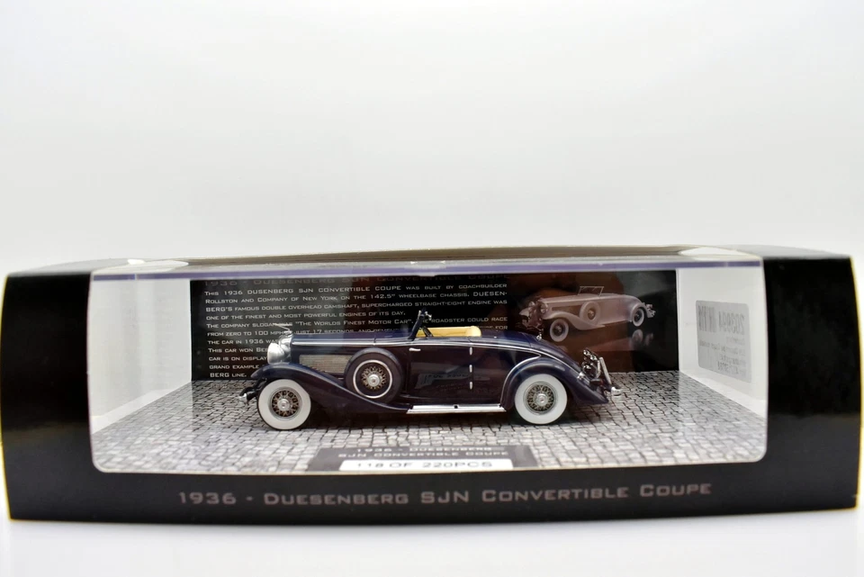 Diecast Vehicles Model 1:43 Duesenberg SJN Convertible Coupe - Image 2 of 4