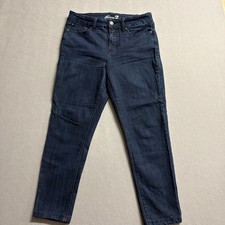 Seven7 Womens Skinny Jeans Size 12 Dark Wash Blue Denim Stretch High Rise