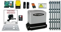 Satz Automatisierung Tor Zum Schieben 600Kg 230V 6Mt Gestell Kompatibel