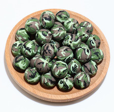 36Pcs Silicone Beads for Bracelet Keychain Making Pens 15Mm Bulk Flower Leaf Pri