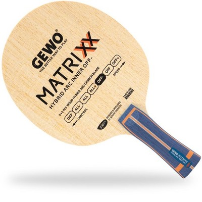 GEWO Tischtennisholz / Matrixx Hybrid ARC Inner OFF / NEU /