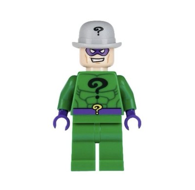 Genuine Lego DC The Riddler Bowler Hat & Crow Bar 6857 sh0008 sh008 Batman 