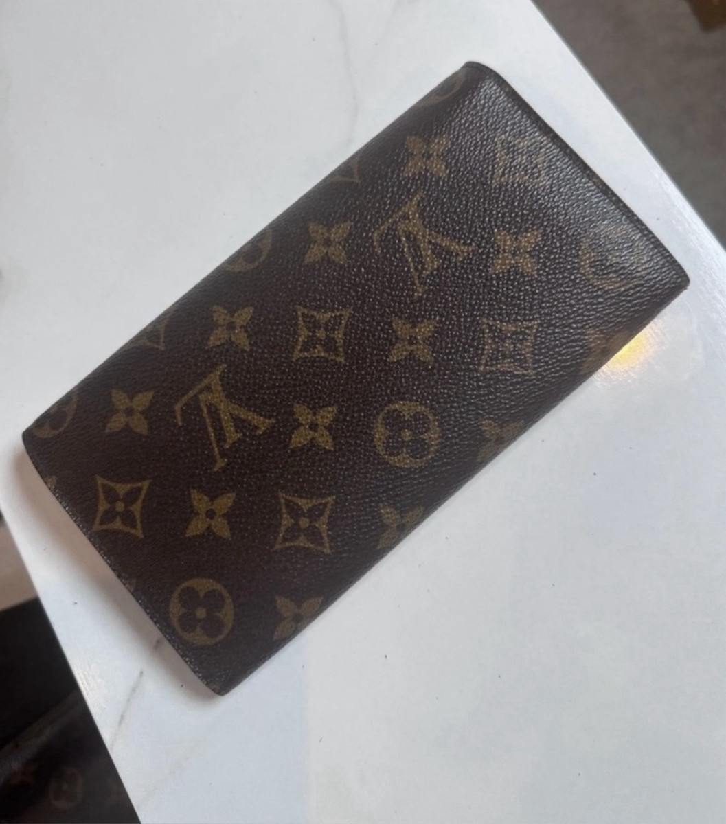 LOUISVUITTON☆Portefeuille Sarah Louis Vuitton Monogram Portefeuille Sarah Wallet | eBay
