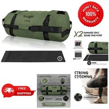 Versatile Workout Sandbags with Handles - Customizable 5-200lbs, 1000D Nylon