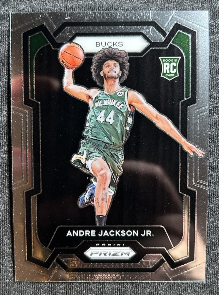 2023-24 Panini Prizm Base Rookie RC Andre Jackson Jr. #131 Milwaukee Bucks