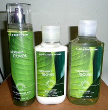 Bath  Body Works RAINKISSED LEAVES Mist, Body Wash , Body Lotion - SAVE 20.00