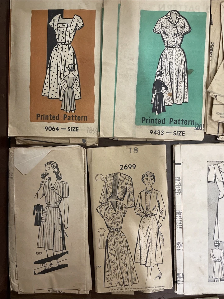 25 VTG Women’s Dress Pattern McCall’s Butterick Advance New York rockabilly - Image 3 of 4