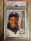1989 Upper Deck Star Rookie Ken Griffey Jr #1 (RC) PSA 8