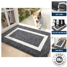 Geometric Design 36x24 Doormat | Non-Slip & Stain Resistant for Stylish Homes