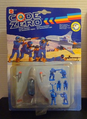 * * Code Zero STEALTH BOMBER 1989 - Mattel Bluebird - NEU * *