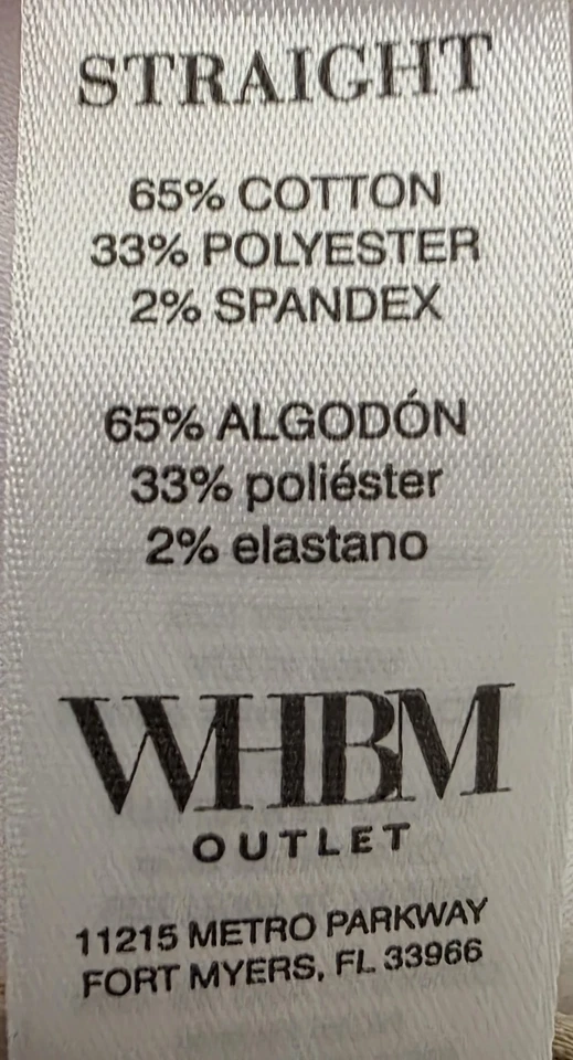 Pantalones capri para mujer White House Black Market talla 6 2fer botones bolsillos con cremallera Foto 3 de 4