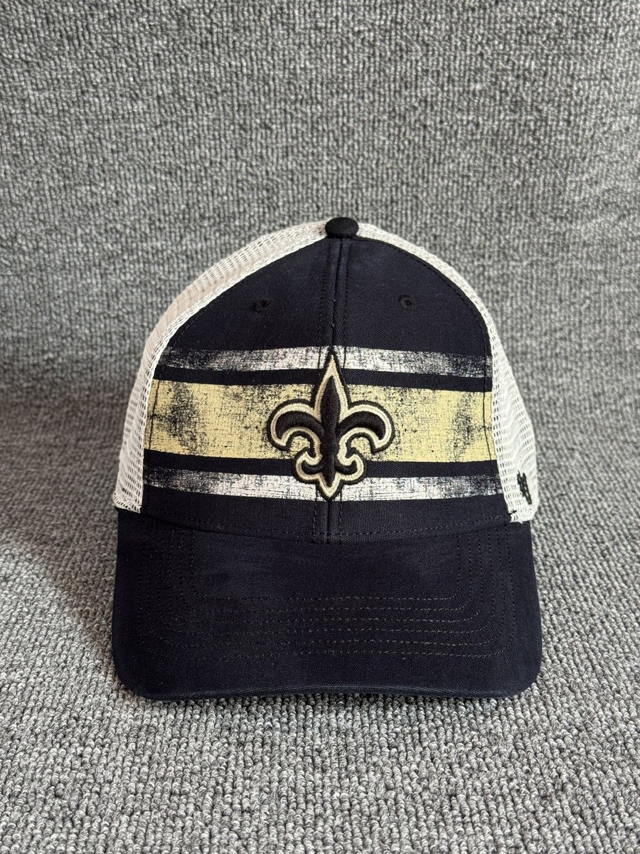 '47 Brand New Orleans Saints Trucker Snapback Black White One Size Hat