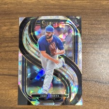 Panini 2025 Select Premier Level Ice Prizm Jake Arrieta Chicago Cubs #114