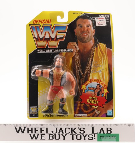 Razor Ramon Yellow Card WWF Wrestling 1993 Hasbro ...