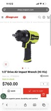Snap-on Tools Mg725 12 Drive Air Impact Gun Wrench Snap-on Tools Mg725 12 Drive Air Impact Gun Wrench